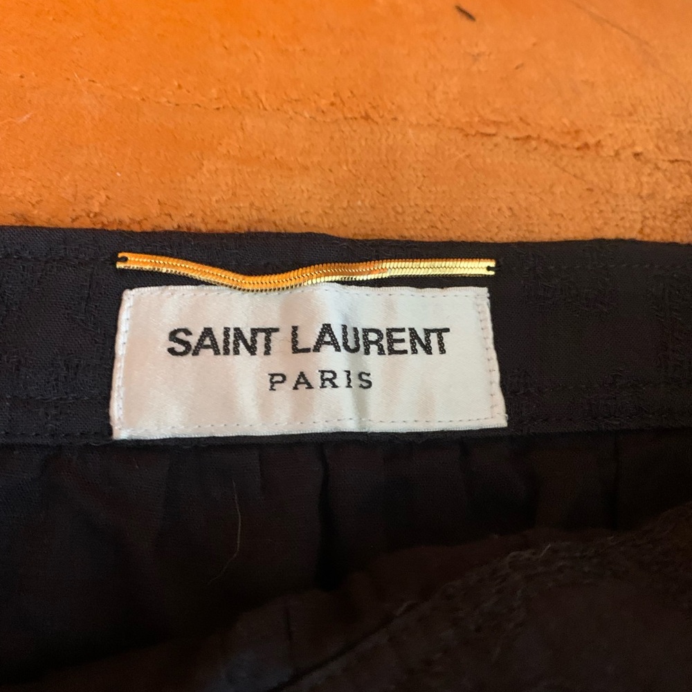 Saint Laurent black skirt